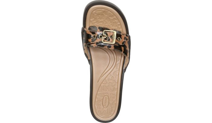 Dr Scholl's Rock On Slide Sandal Rock On Slide Sandal Brown Leopard | HzJtnl4X