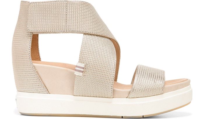 Dr Scholl's Scout High Wedge Sandal Scout High Wedge Sandal Gold Metal | SDI8IIHi