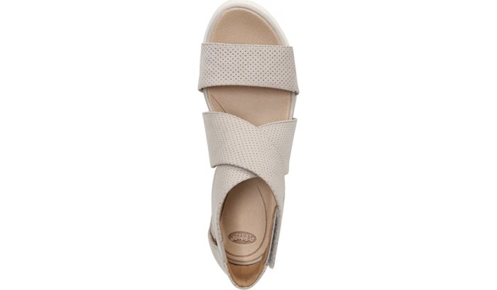 Dr Scholl's Sheena Wedge Sandal Sheena Wedge Sandal Oyster Microfiber | pIGht1xh