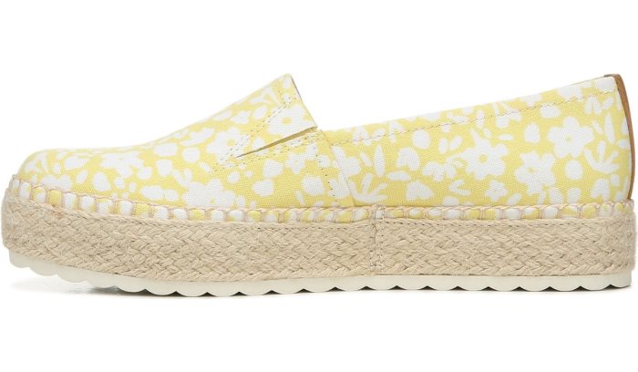 Dr Scholl's Sunray Espadrille Slip On Sunray Espadrille Slip On Lemon Yellow | BAhotmGo