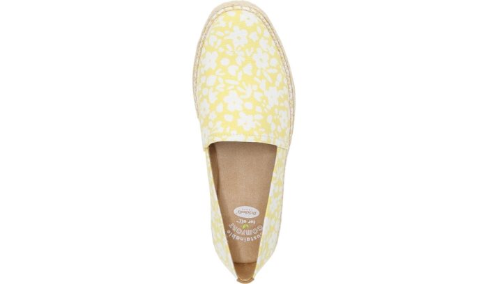 Dr Scholl's Sunray Espadrille Slip On Sunray Espadrille Slip On Lemon Yellow | BAhotmGo