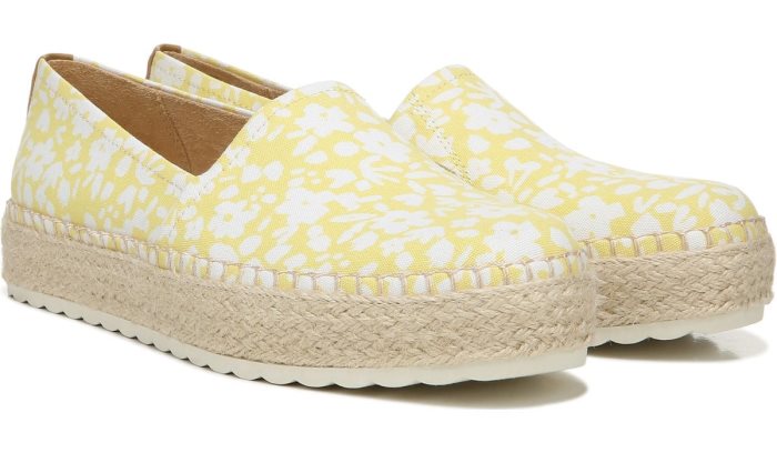 Dr Scholl\'s Sunray Espadrille Slip On Sunray Espadrille Slip On Lemon Yellow | BAhotmGo