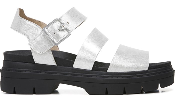 Dr Scholl's Trekkie Sandal Trekkie Sandal Silver | lcCoQ8oT