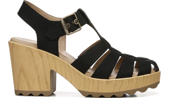 Dr Scholl's Want It All Block Heel Sandal Want It All Block Heel Sandal Black | TSN6Khqg