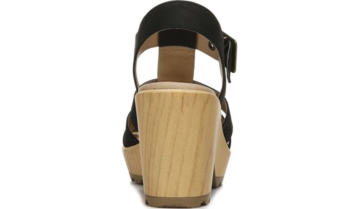 Dr Scholl's Want It All Block Heel Sandal Want It All Block Heel Sandal Black | TSN6Khqg