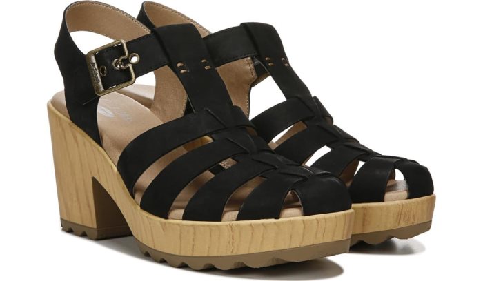 Dr Scholl\'s Want It All Block Heel Sandal Want It All Block Heel Sandal Black | TSN6Khqg