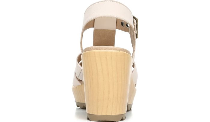 Dr Scholl's Want It All Block Heel Sandal Want It All Block Heel Sandal Sand Dollar Leather | z6yqf9Av