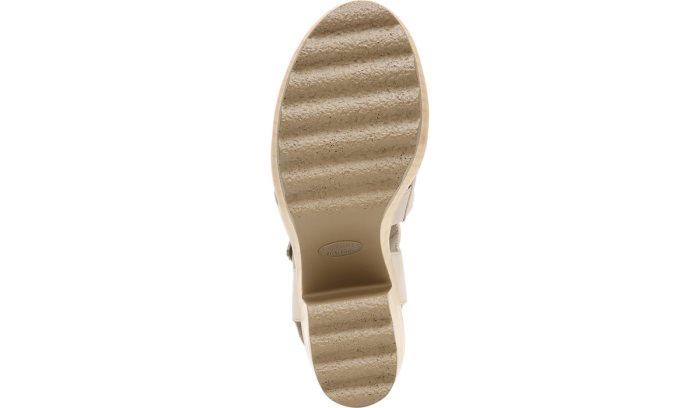 Dr Scholl's Want It All Block Heel Sandal Want It All Block Heel Sandal Sand Dollar Leather | z6yqf9Av