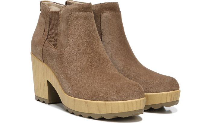 Dr Scholl\'s Wild About Block Heel Chelsea Boot Wild About Block Heel Chelsea Boot Brown | oqzkKFux