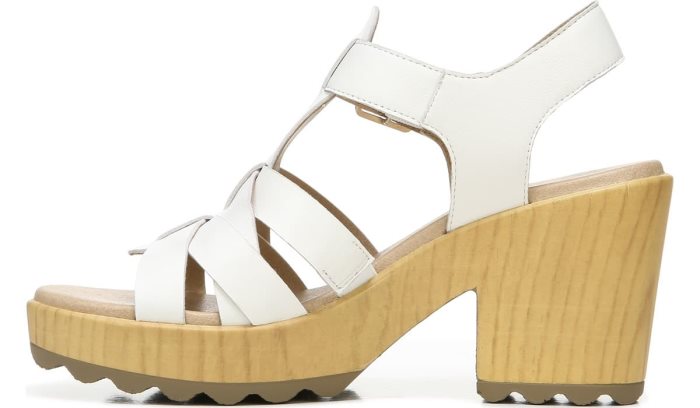 Dr Scholl's Wild Nights Block Heel Sandal Wild Nights Block Heel Sandal White | 8FNmM3G1