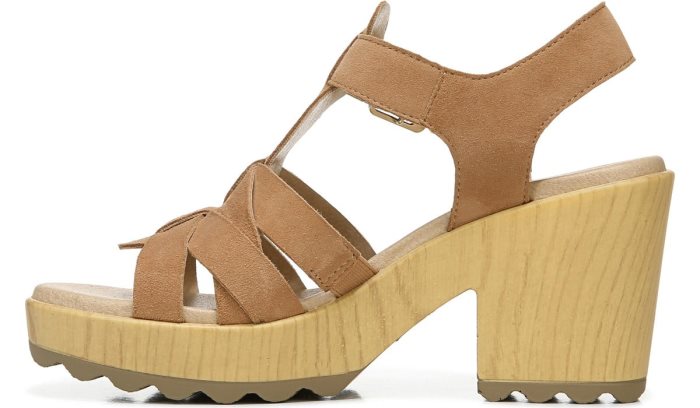 Dr Scholl's Wild Nights Block Heel Sandal Wild Nights Block Heel Sandal Brown | DFBjHUdZ